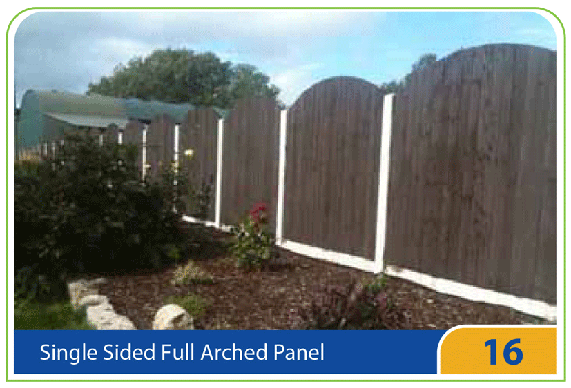 16 – Single Sided Full Arched Panel