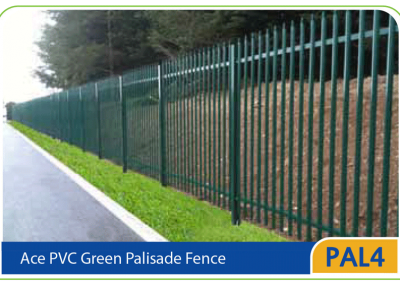 PAL4 – Ace PVC Green Palisade Fence