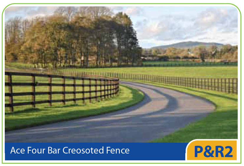 PR2 – Ace Four Bar Creosoted Fence
